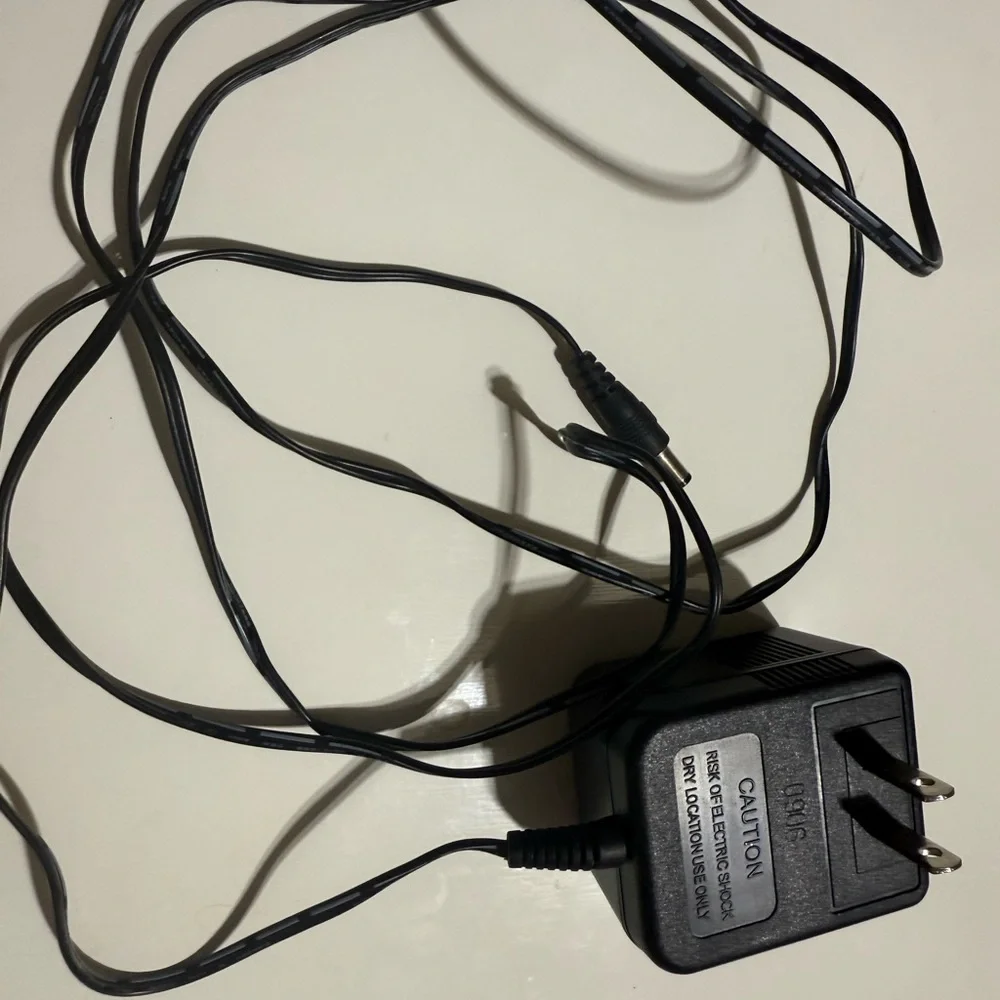 Black AC/DC Adapter